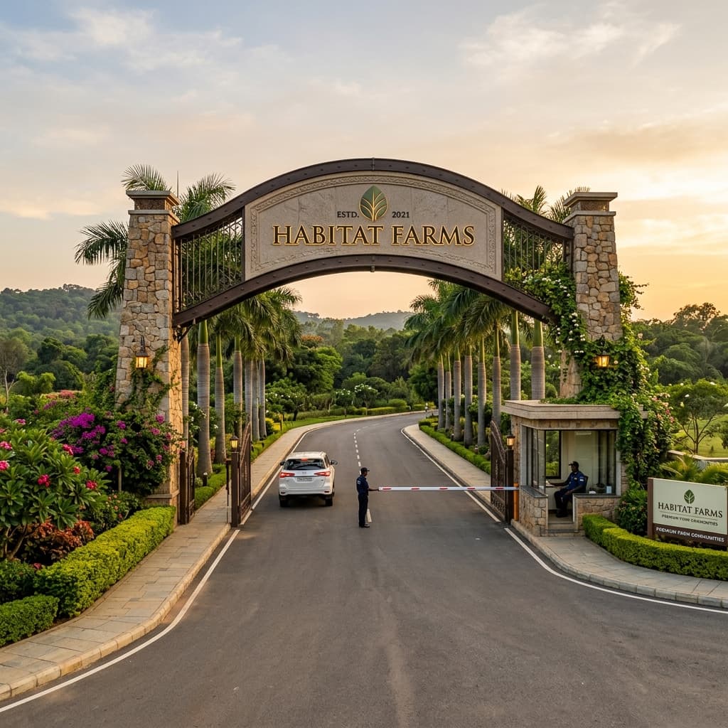 Grand entrance arch gate